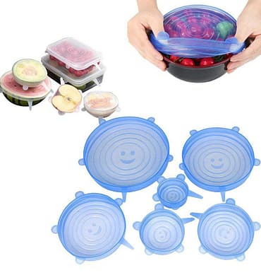 Silicone Lids (Pack Of 6)