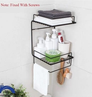 Metal Two Layer Corner Caddy